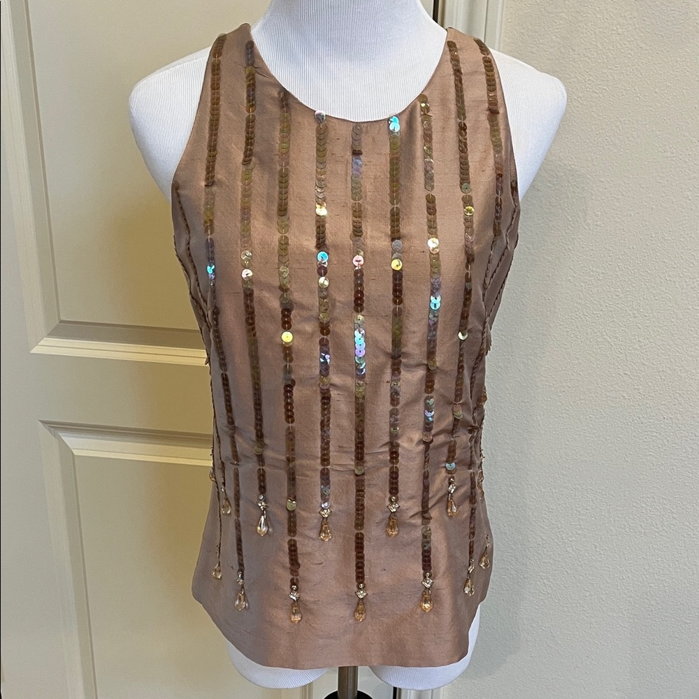 Moschino Sequin Embellished Sleeveless Top